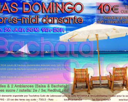 MAS DOMINGO – Après-Midi Dansante 200% Latino