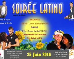 Soirée Latino + Cours de Salsa et Bachata